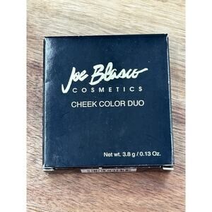 Joe Blasco Cheek Color Duo Blush 3.8g Pink Bronze New Makeup Compact Brush